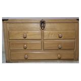 5-Drawer Wood Machinists Tool Jewelry Craft Box