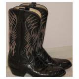 Dan Post Exotic Leather Sz. 9.5D Cowboy Boots