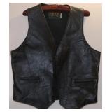 VTG Oakton limited Leather Vest Menï¿½s Size 40