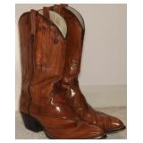 Dan Post Eel Skin Leather Sz. 9.5D Cowboy Boots