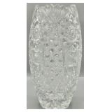 Hand Cut Crystal Vase