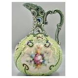 Antique c1880s Nippon Moriage Ewer