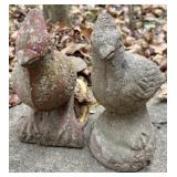 Cast Concrete Cardinal Garden Statues