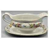 Schumann Empress Dresden Flower Gravy Boat