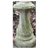 Vintage Concrete Twist Pedestal Stand