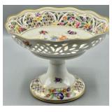 Schumann Chateau Reticulated Pedestal Compote