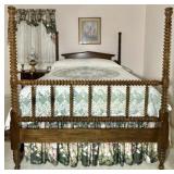 Antique Davis Cabinet Company Four Poster Bed