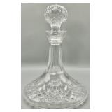 Vintage Waterford Lismore Crystal Ships Decanter