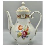 Schumann Empress Dresden Flower Teapot
