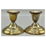 Sterling Silver Weighted Candlesticks