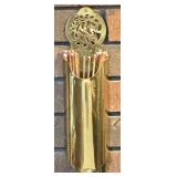 Vintage Wall Mounted Brass Match Holder