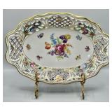 Schumann Arzberg Germany Oval Reticulated Dish