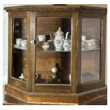 Wood Tabletop Display Cabinet