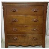 Antique 4-Drawer Chest of Drawers