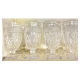 Imperial Cape Cod Style Footed Iced Tea Goblets