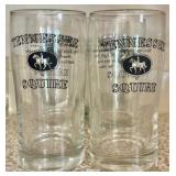 (6) Vintage Tennessee Squire Drinking Glasses