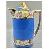 Nippon Handpainted Porcelain Coffee or Tea Pot