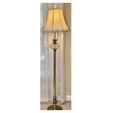 Brass & Crystal Floor Lamp