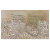 Vintage Glass Serving Dishes and Bowls
