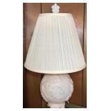 1940s Aladdin Alacite High Relief Oak Leaf Lamp