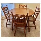 Tell City Kitchen Table with 4 Chairs