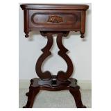 Lillian Russell Davis Cabient Co. Lyre Side Table