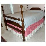 Cannonball Style Wooden Bed