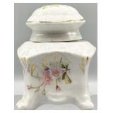 c.1900 Porcelain Handpainted Inkwell