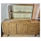 Mid-Century 2pc Display Case