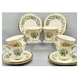 Lenox Holiday Coffee/Tea Cups and Saucers
