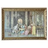 The Chess Game Framed Print