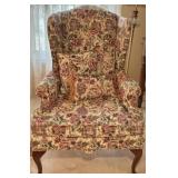 Vintage High-Back Wingback Arm Chair