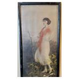 Antique Victorian-Style Framed Portrait