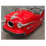 Antique roller coaster car Wild Mouse