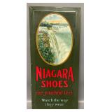 Niagara Shoes tin sign