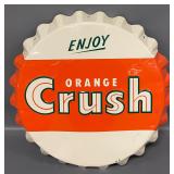 Orange crush tin advertisement