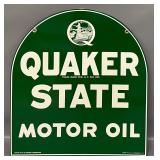 Quaker State tombstone sign