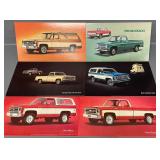Chevy square body dealer placards
