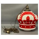 Rare Imperial hanging gas globe fixture
