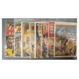 Eight Golden Age Comics low grade