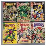 Six Avengers Comics 1st Grim Reaper