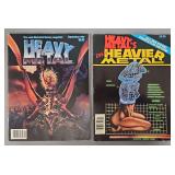 Two Heavy Metal Magazines