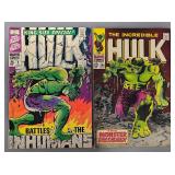 Two Incredible Hulk Comics