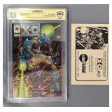 X-O Manowar 0 CBCS 9.8 signed by Quesada and Palmiotti