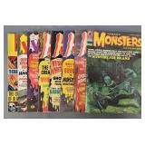 Eight Horror and Monster Magazines