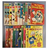 Twenty-One Dell Disney Comics