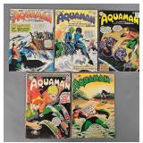 Five Aquaman Comics 1st Kaltor and Lukhan