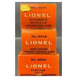 Boxed Lionel postwar O space / military