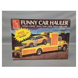 Mint Unbuilt AMT Funny Car Hauler with Pinto Crazy Horse Drag Team 1/25 Scale Model Kit