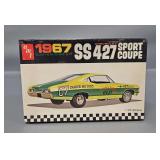 Factory Sealed AMT 1967 Chevrolet SS427 Sport Coupe Annual 1/25 Scale Model Kit
